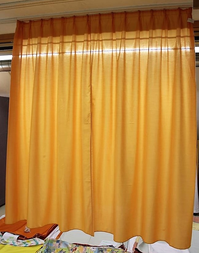 Gardine Vorhang orange Maße (BxH) 180x197 cm