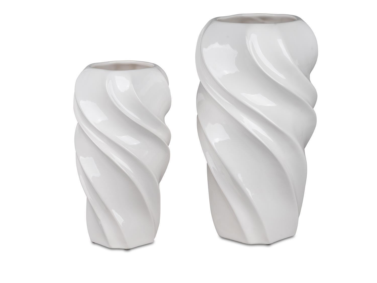 Formano Vase Wave-Weiss