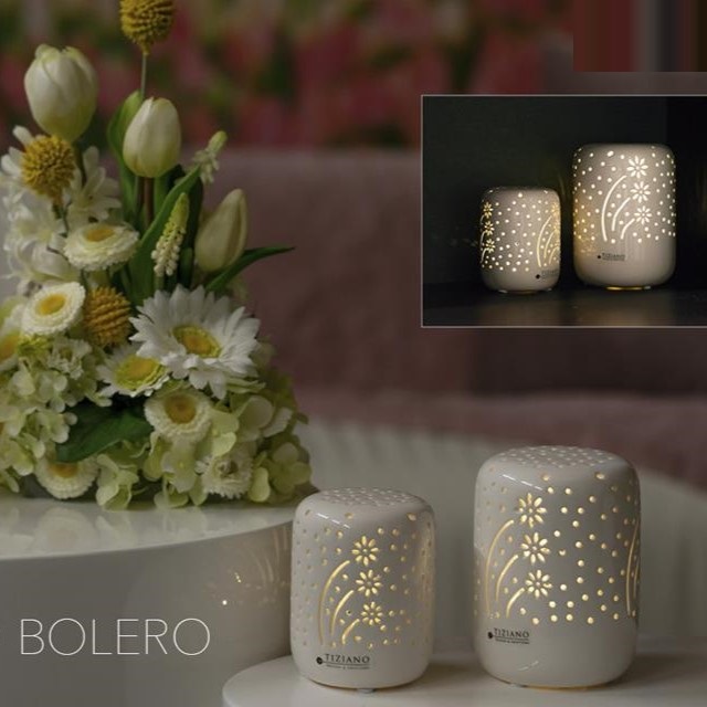 Tiziano Licht Tadino-Bolero LED creme mit Timer