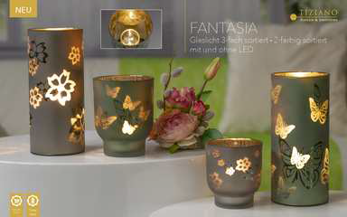 Tiziano Glas Teelicht Fantasia Schmetterling 776016-10