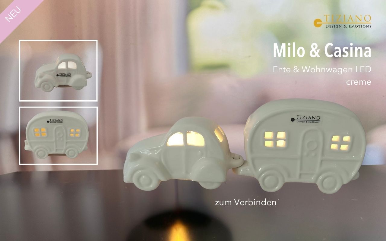 Tiziano Auto Ente Milo LED & Timer creme