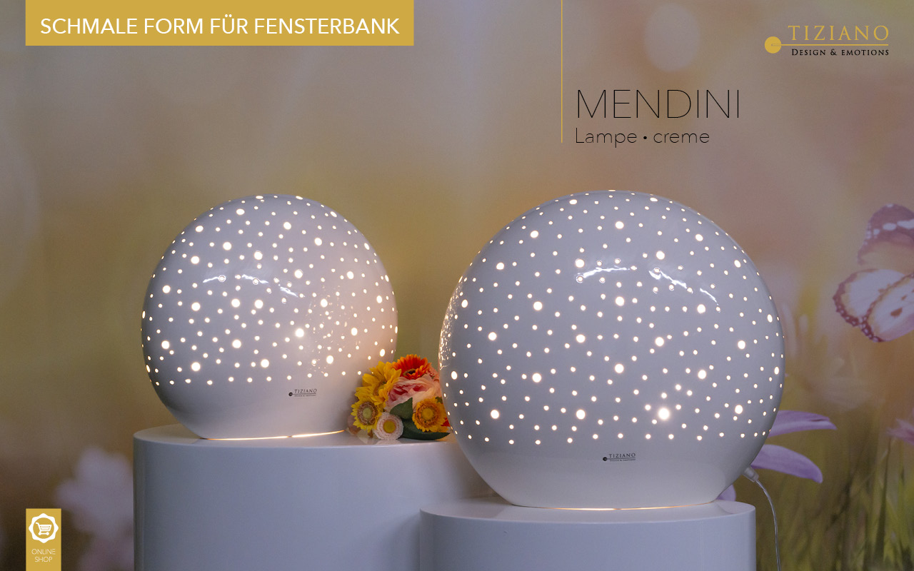 Tiziano Lampe Mendini oval creme 191323-42