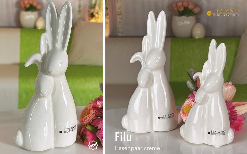 Tiziano Hasenpaar Filu creme