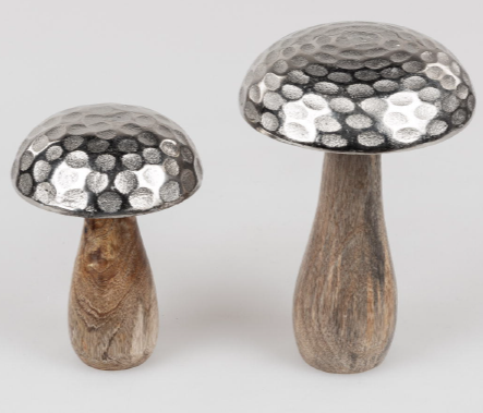 Formano Pilz stehend Alu Mango-Holz 502087-21
