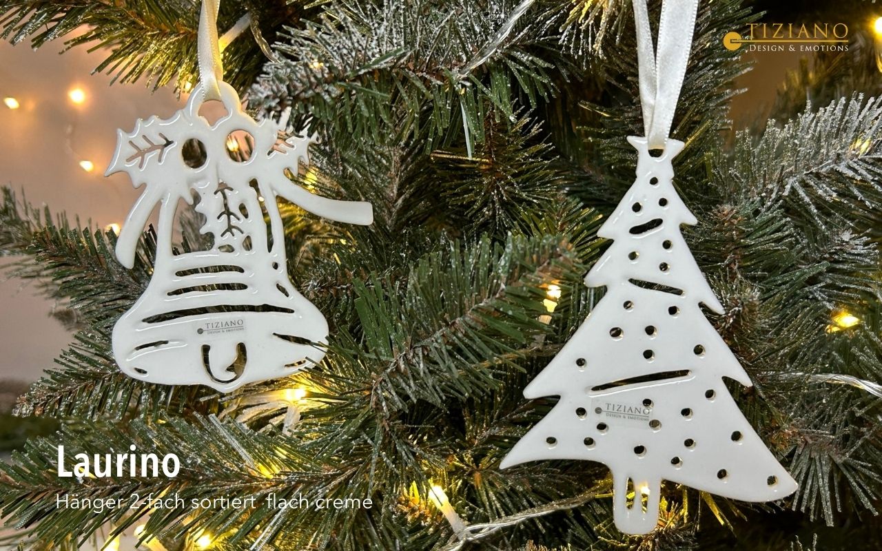 Tiziano Xmas Hänger Laurino Glocke oder Baum Tiziano Xmas Hänger Laurino Glocke oder Baum
