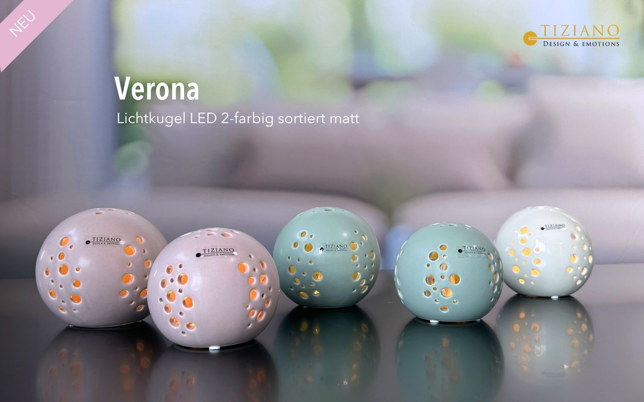 Tiziano Kugel Verona Benuta/Laguna LED & Timer 