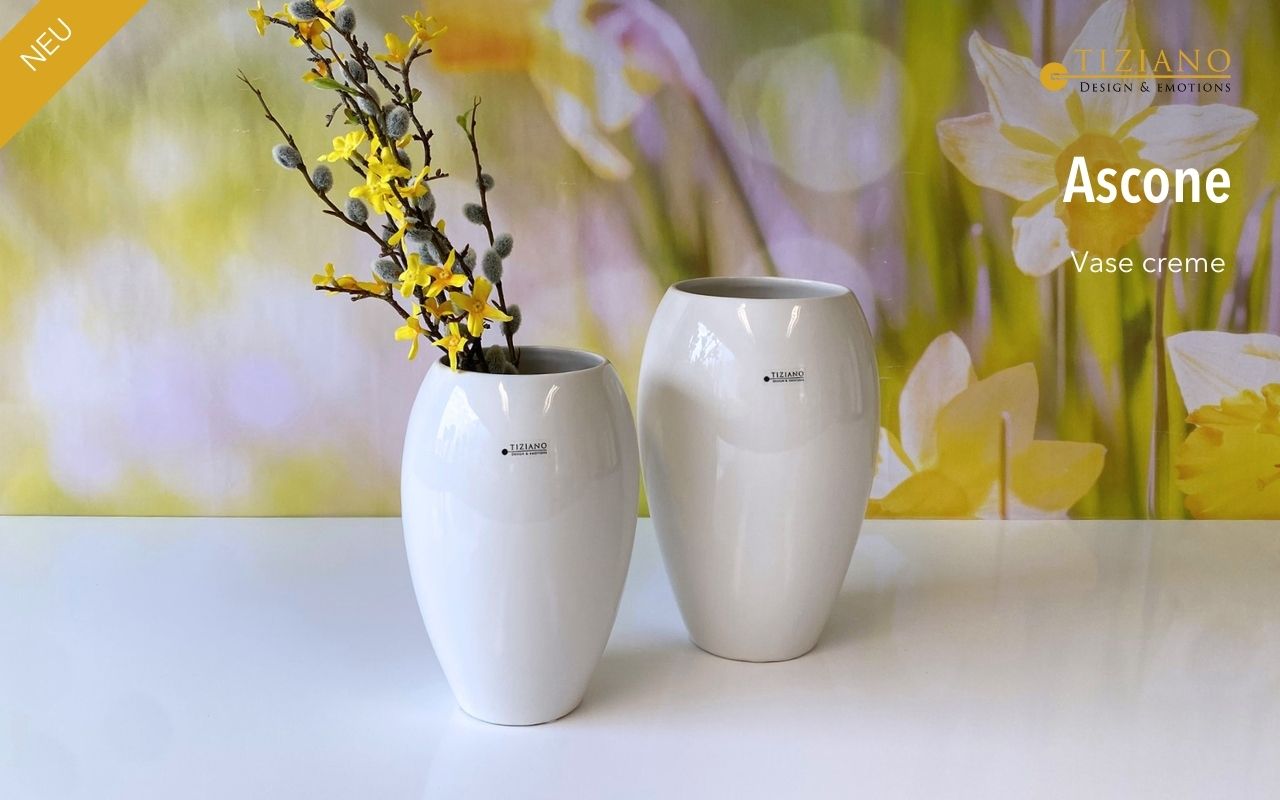 Vase Ascona creme