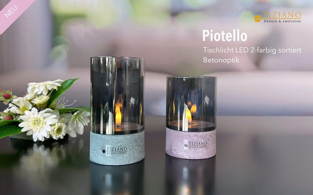 Tiziano Licht Piotello LED Farbe Scuro/Benuta