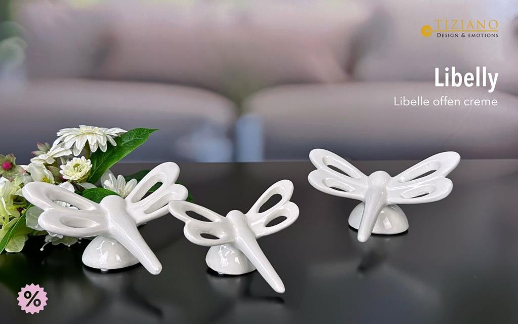 Tiziano Deko Libelly offen liegend creme