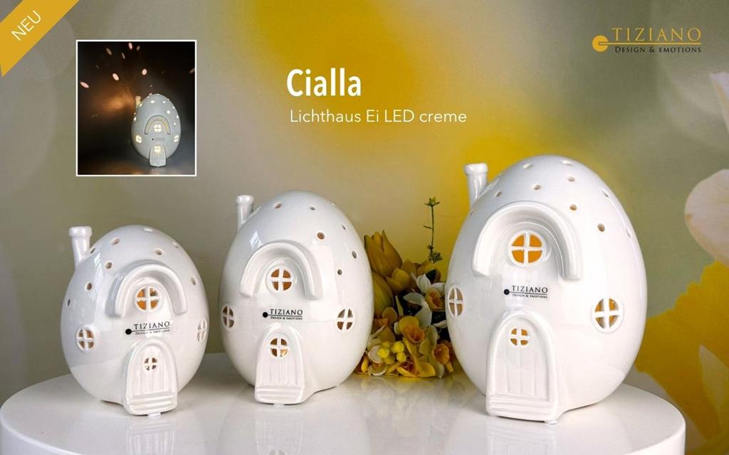Tiziano Egg Haus Cialla LED & Timer creme