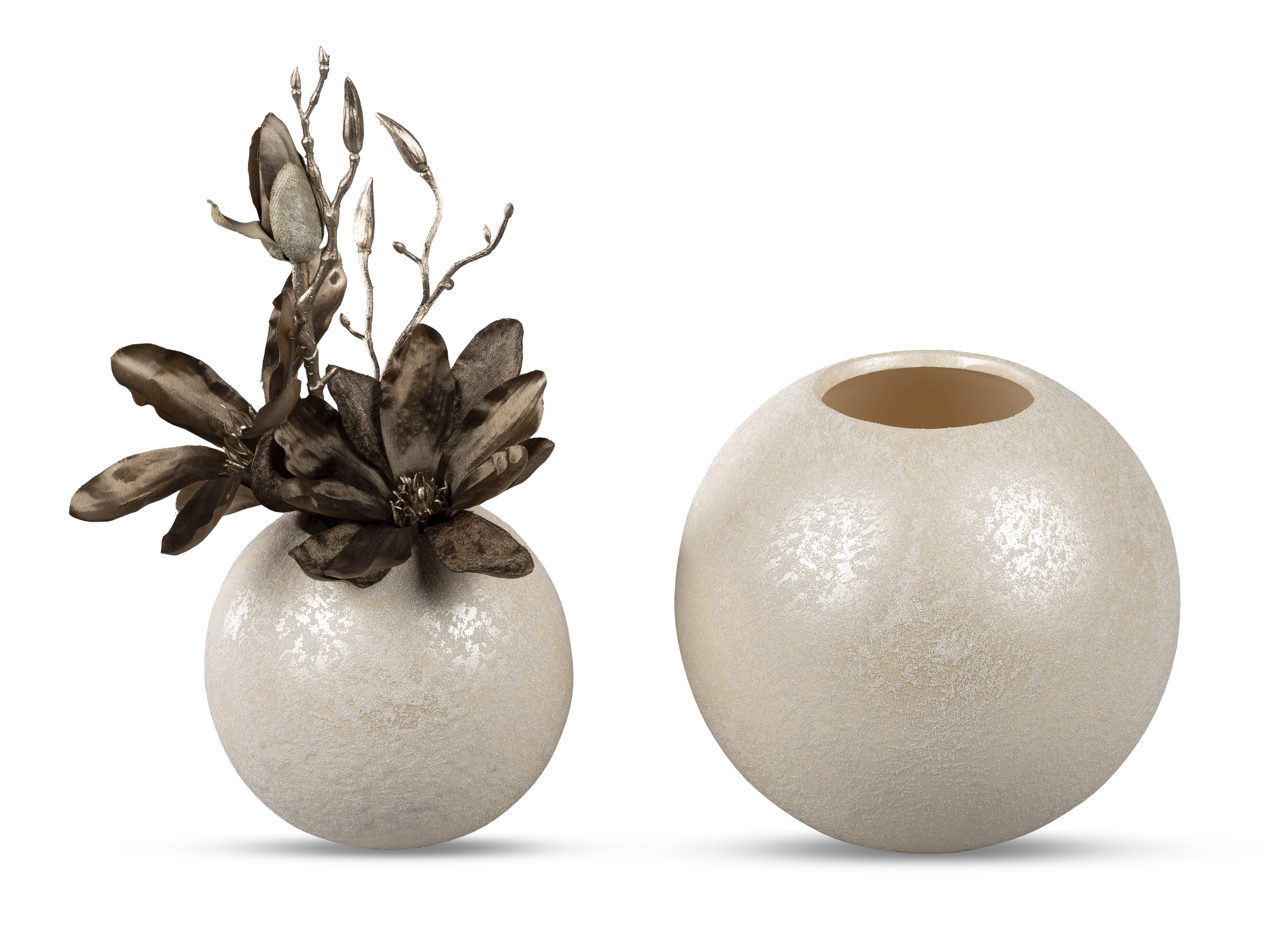 Formano Kugelvase Vanilla 15-20cm, Art. 778536-15