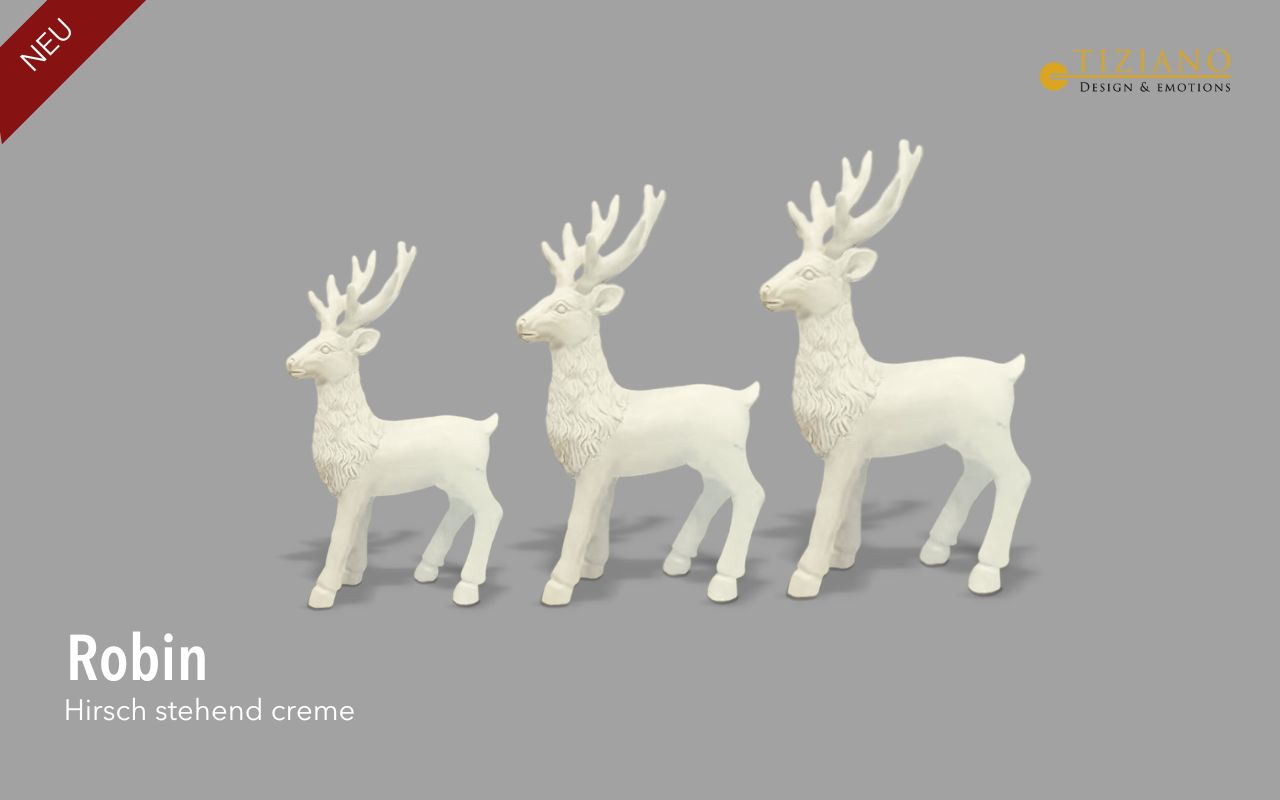 Tiziano Deko Hirsch Robin creme