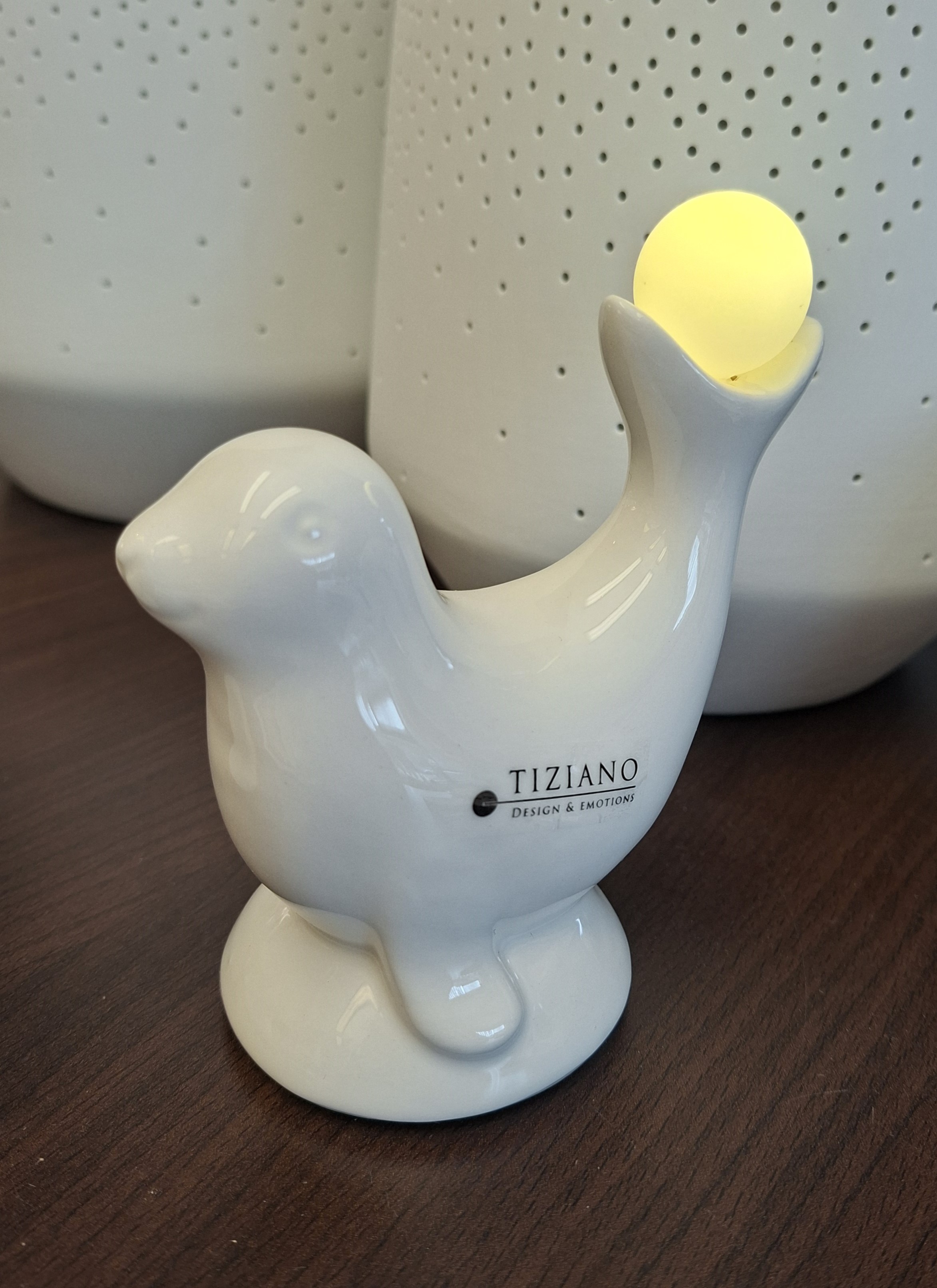 Tiziano Robbe Sandra mit Kugel LED & Timer creme 742452-11