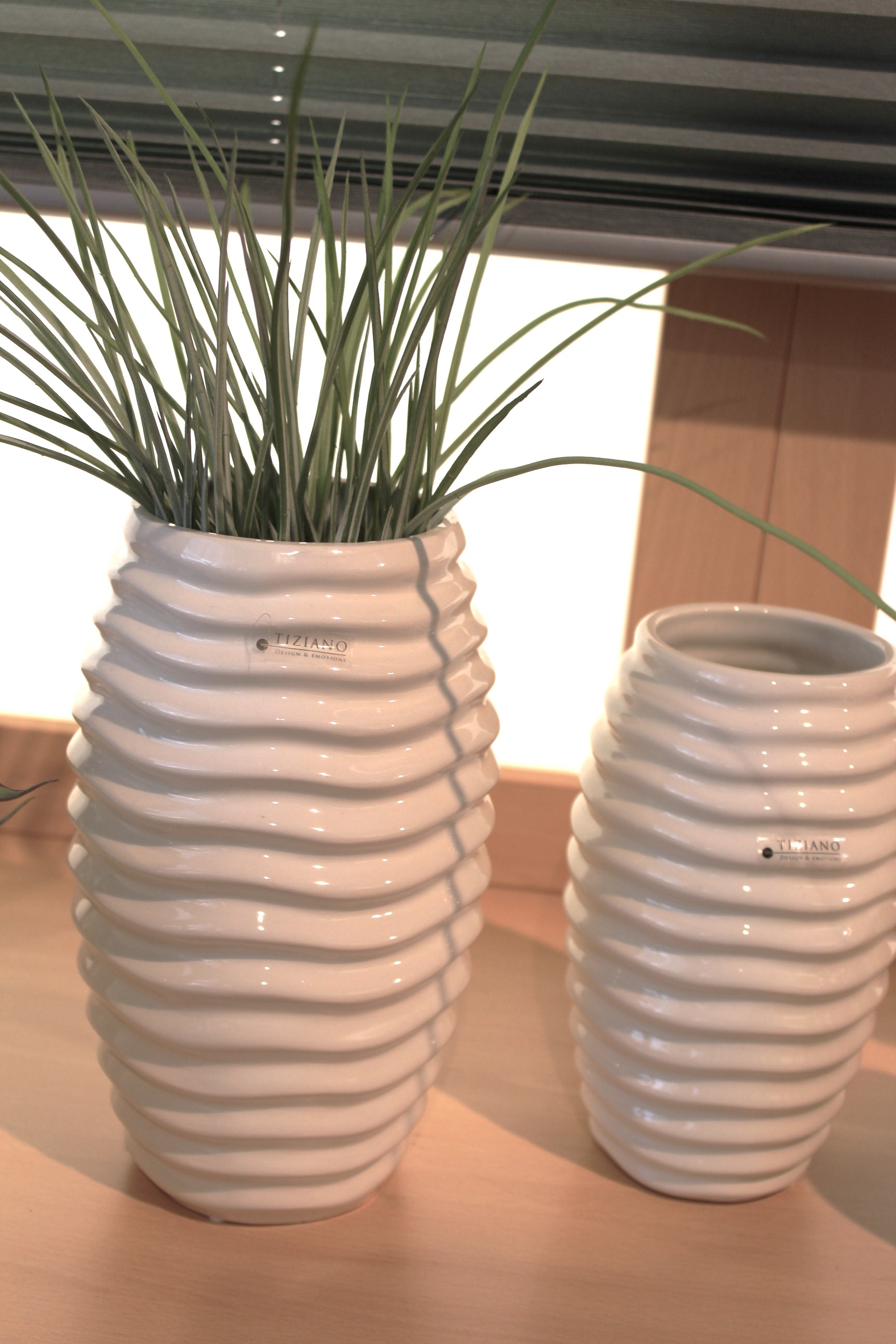 Tiziano Vase Lerida creme