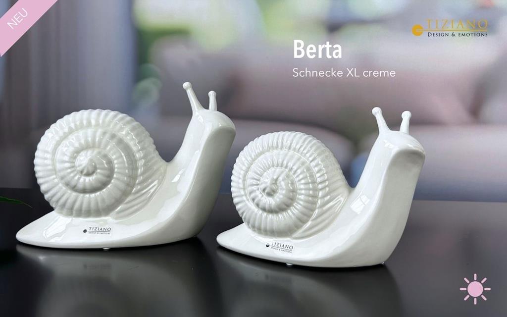 Tiziano Schnecke Berta XL creme 