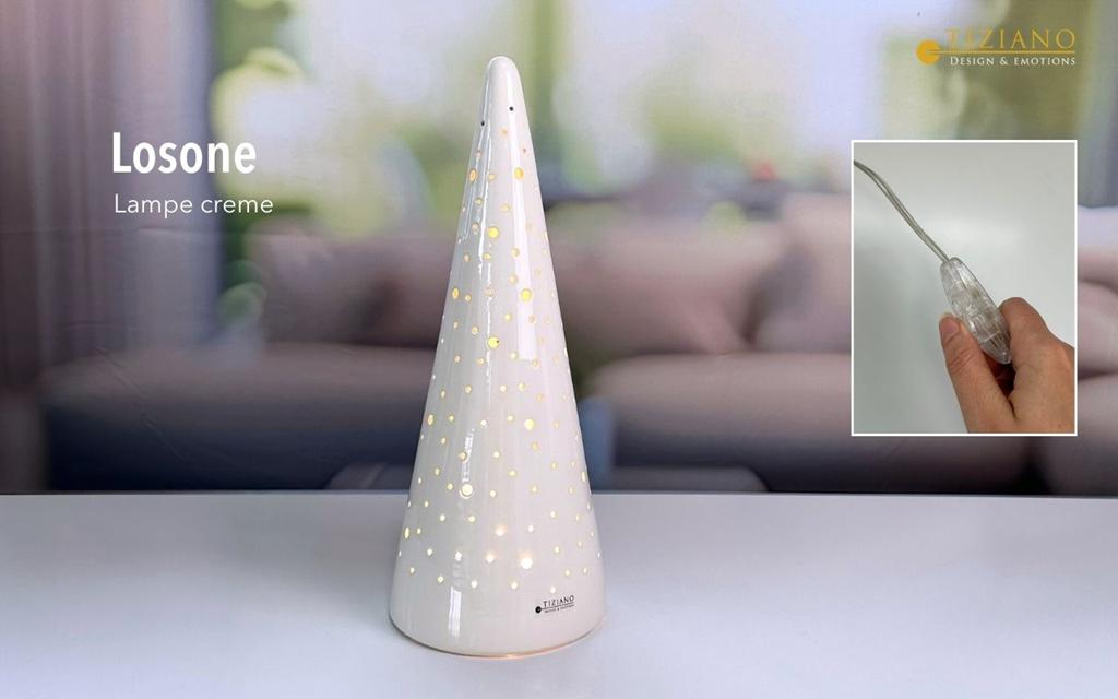 Tiziano Lampe Losone creme