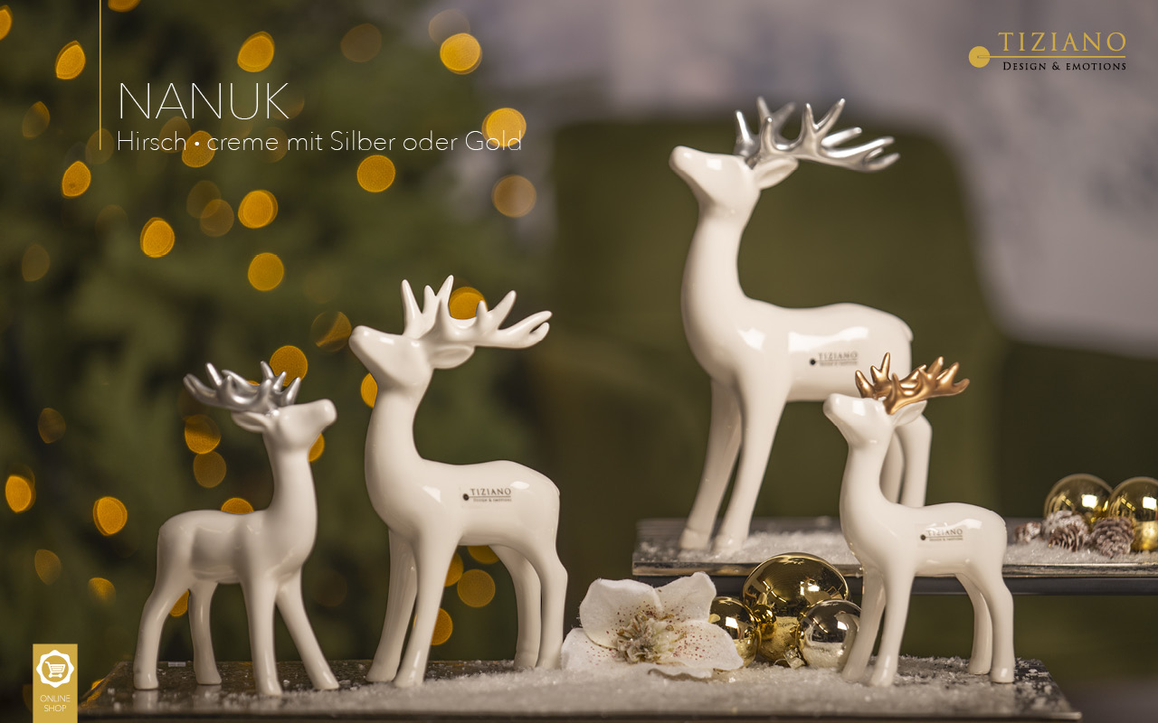 705413 Tiziano Hirsch Nanuk creme/gold 705402-16