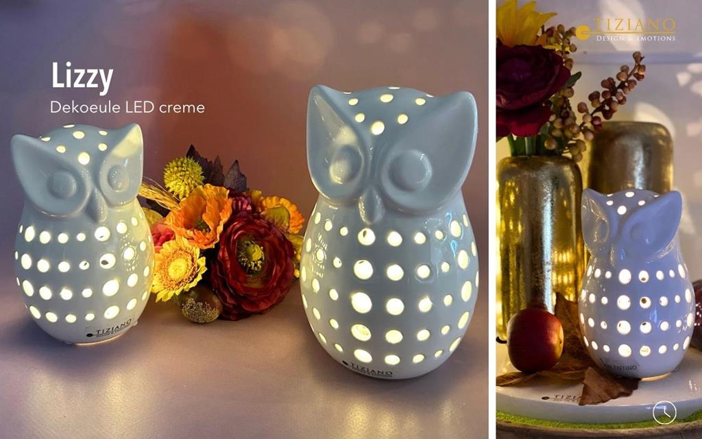 Tiziano Eule Lissy LED & Timer
