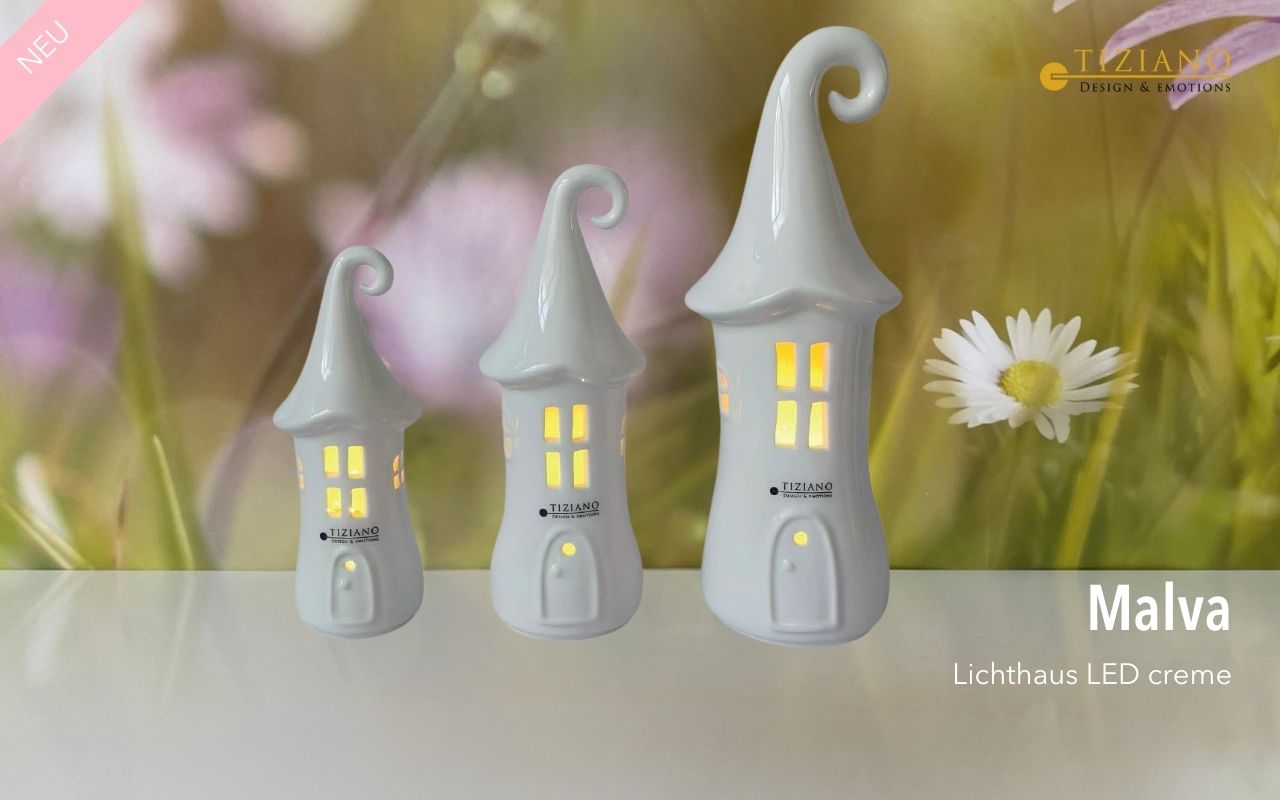 Tiziano Haus Malva LED & Timer creme