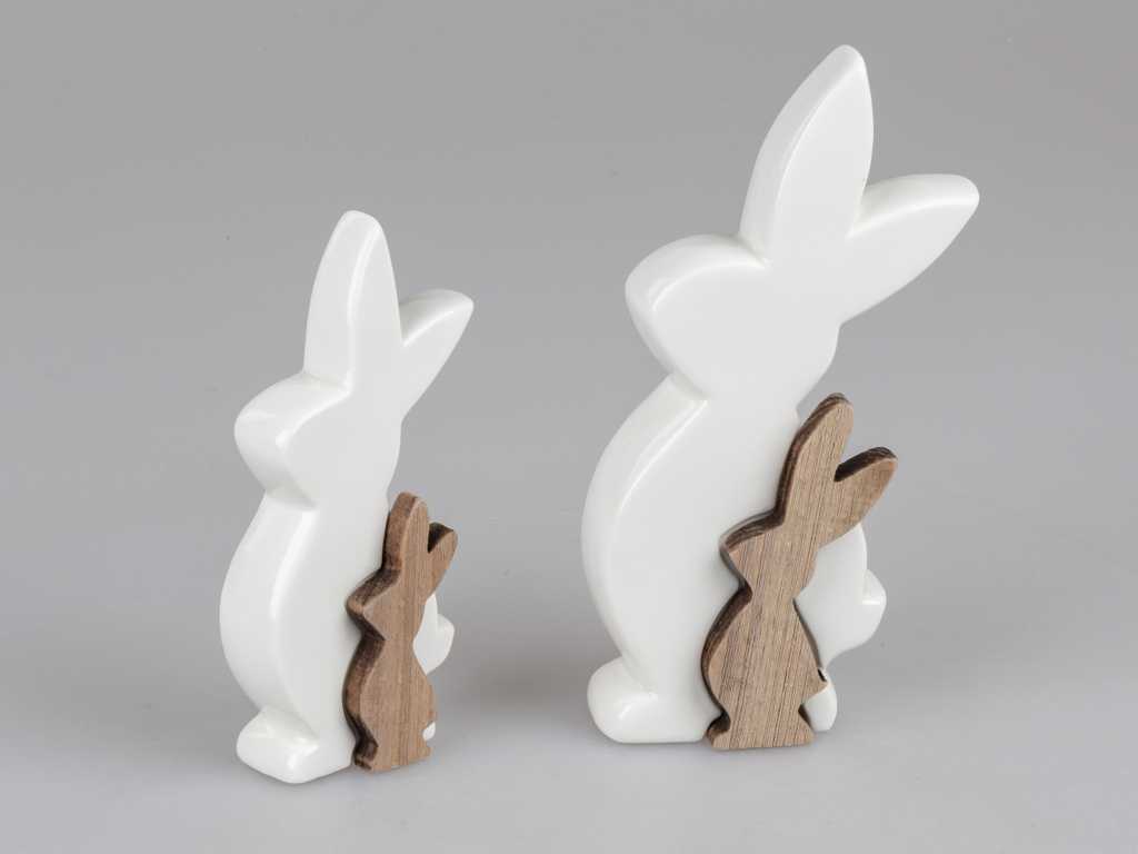Formano Hase Porzellan + Holz 700421