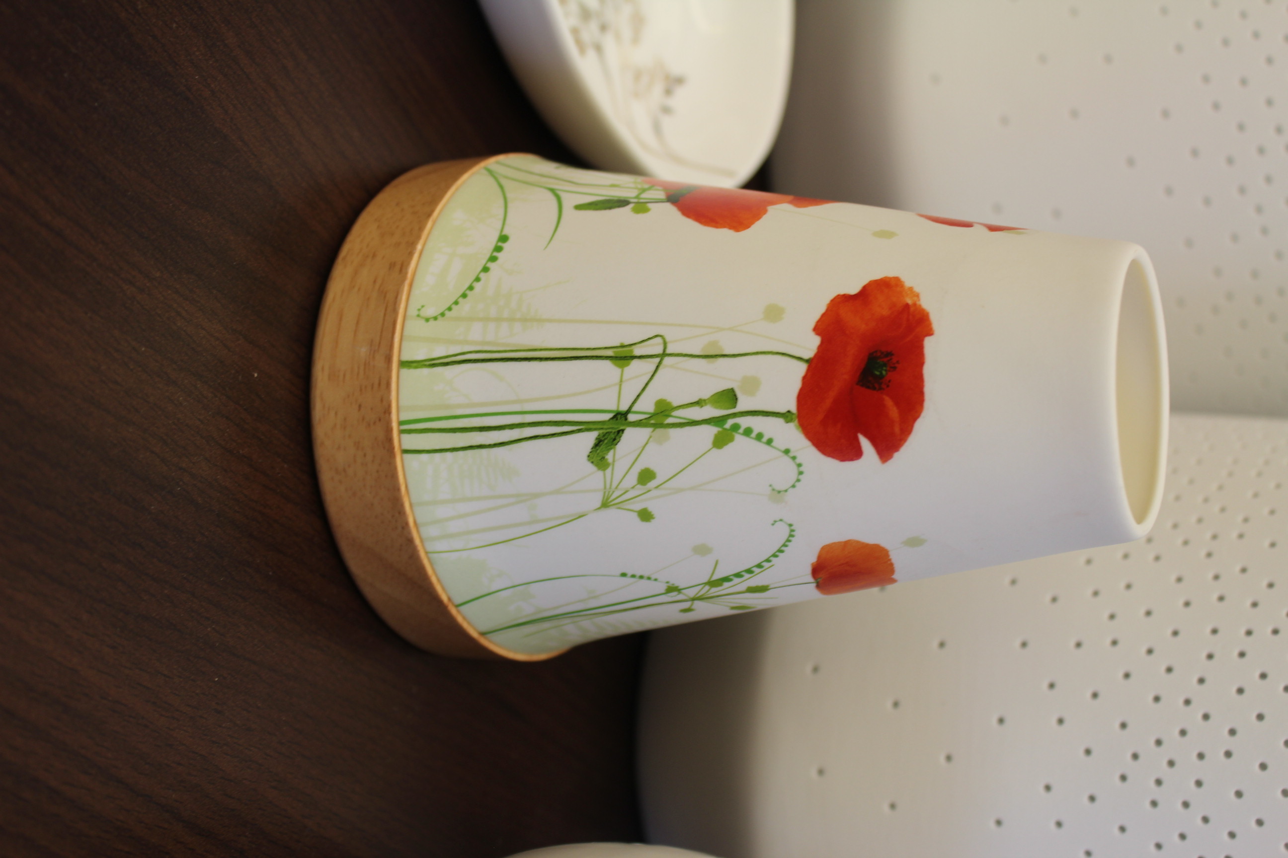 Hellmann Windlicht Mohnblumen Glowing-Candle-Holder-VINTAGE - Nr. 32/HE347