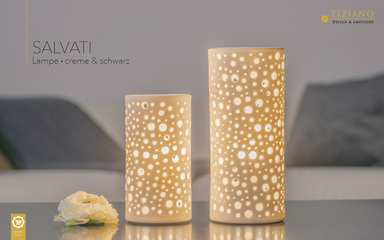 Tiziano Lampe Salvati creme Porzellan 706933-28