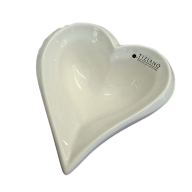 Tiziano Herzschale Cuora tief creme 716321-14