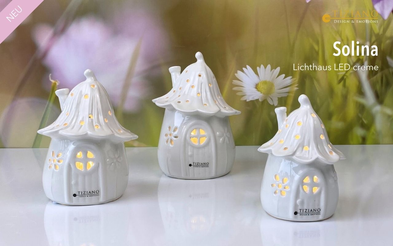 Tiziano Haus Solina LED & Timer creme