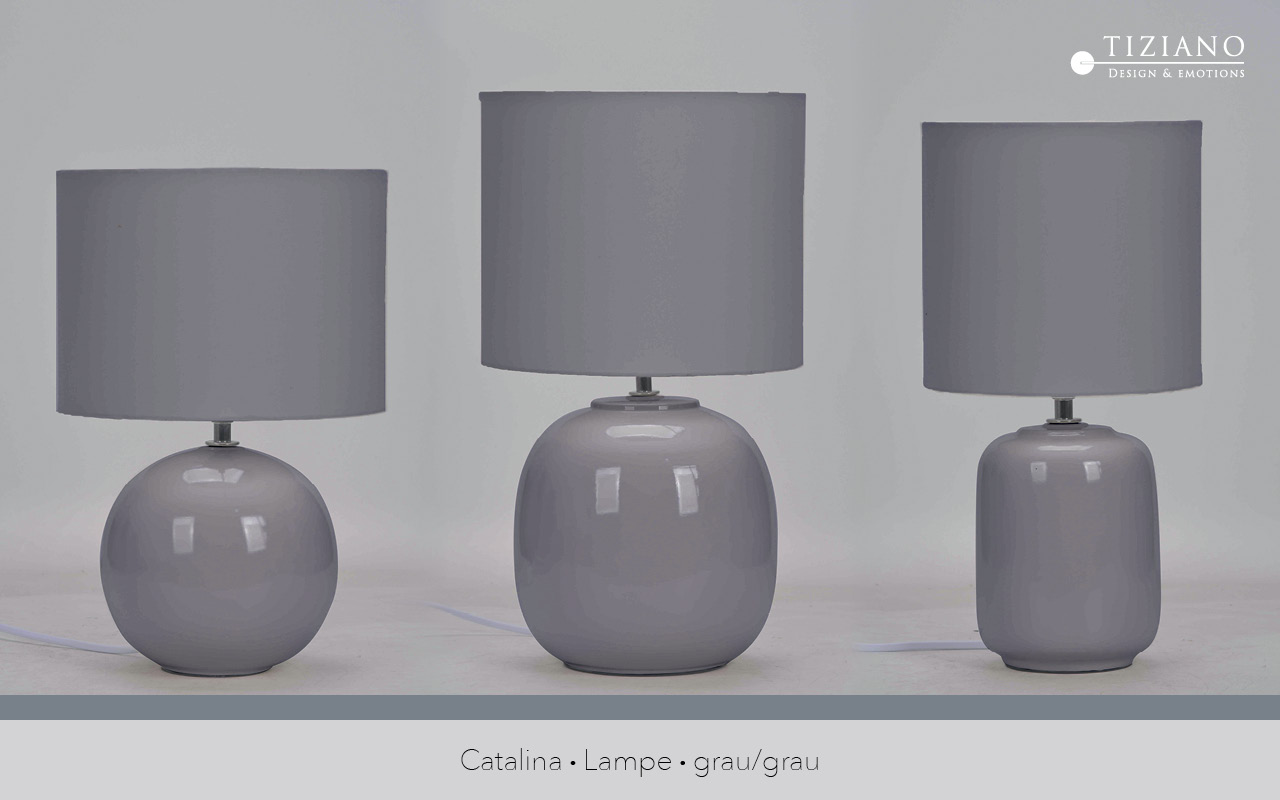 Tiziano Lampe Catalina grau 700050-37