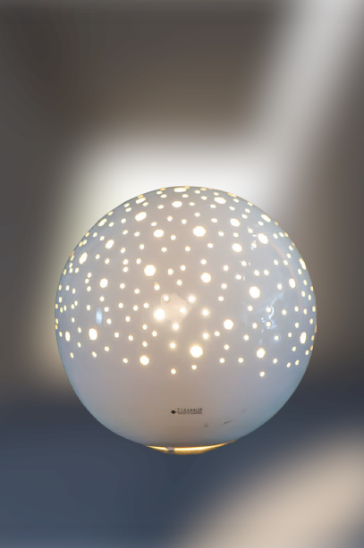 Tiziano Lampe Padova rund weiß creme Art. 197012-26