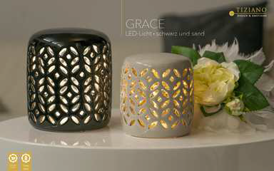 Tiziano Dekolicht Grace LED sand