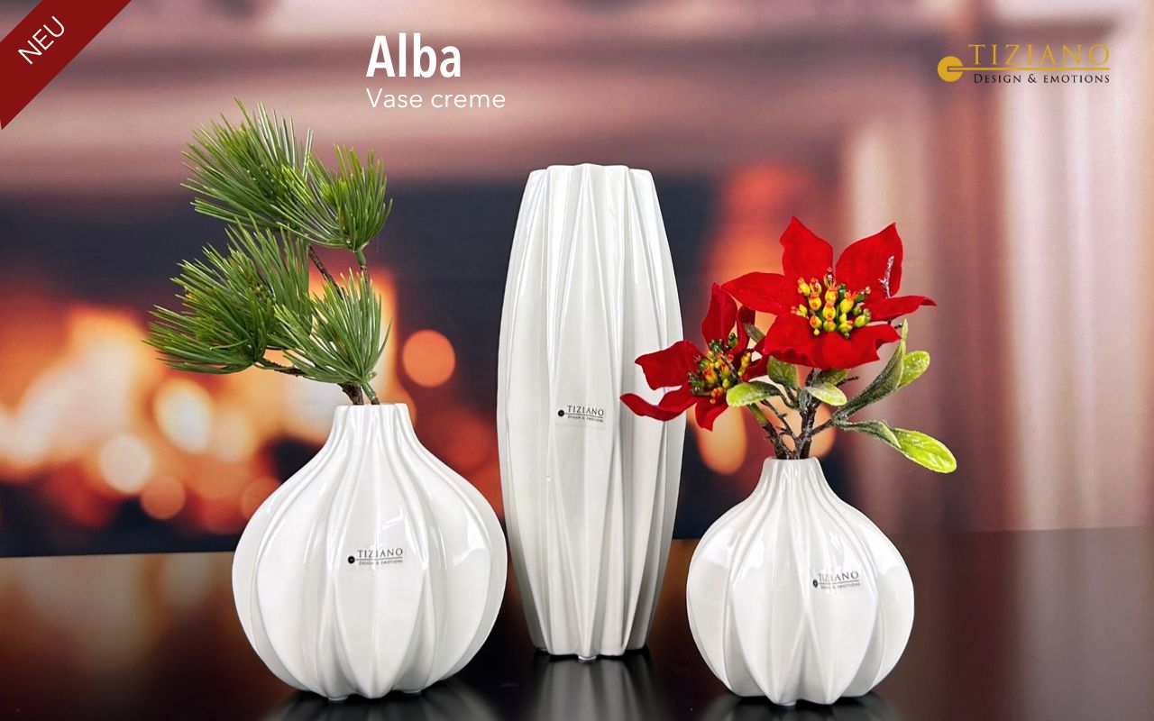 Tiziano Vase Alba creme Tiziano Vase Alba creme