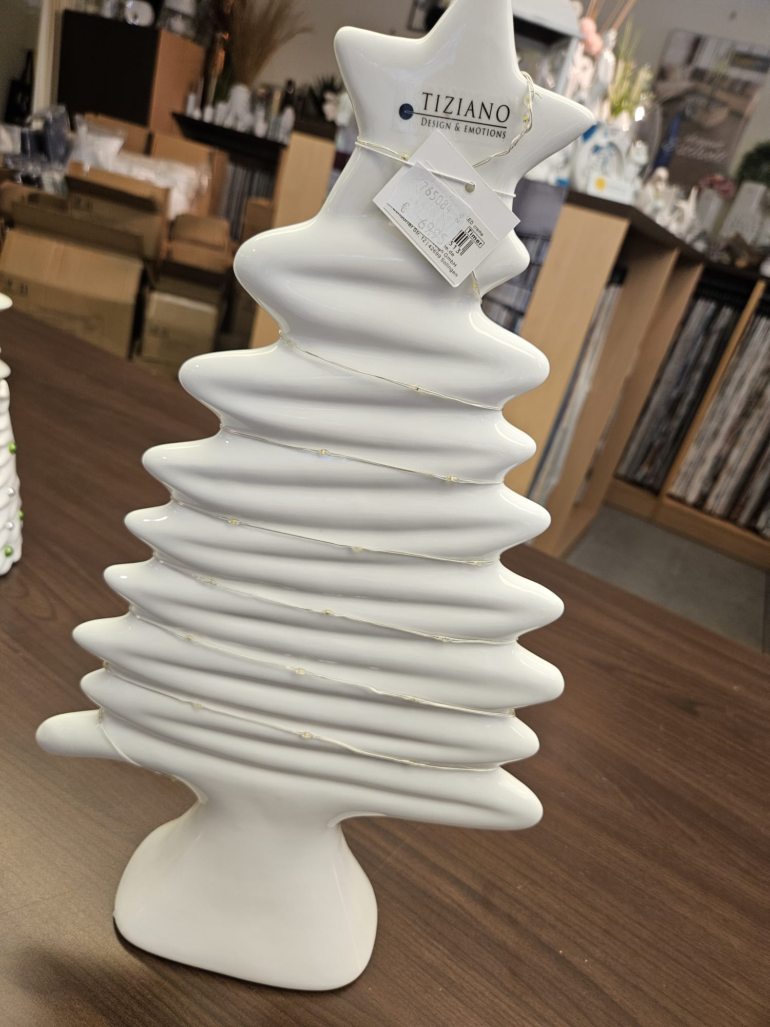 B-WARE Tiziano Baum Natalino LED 45 cm creme  (MP)