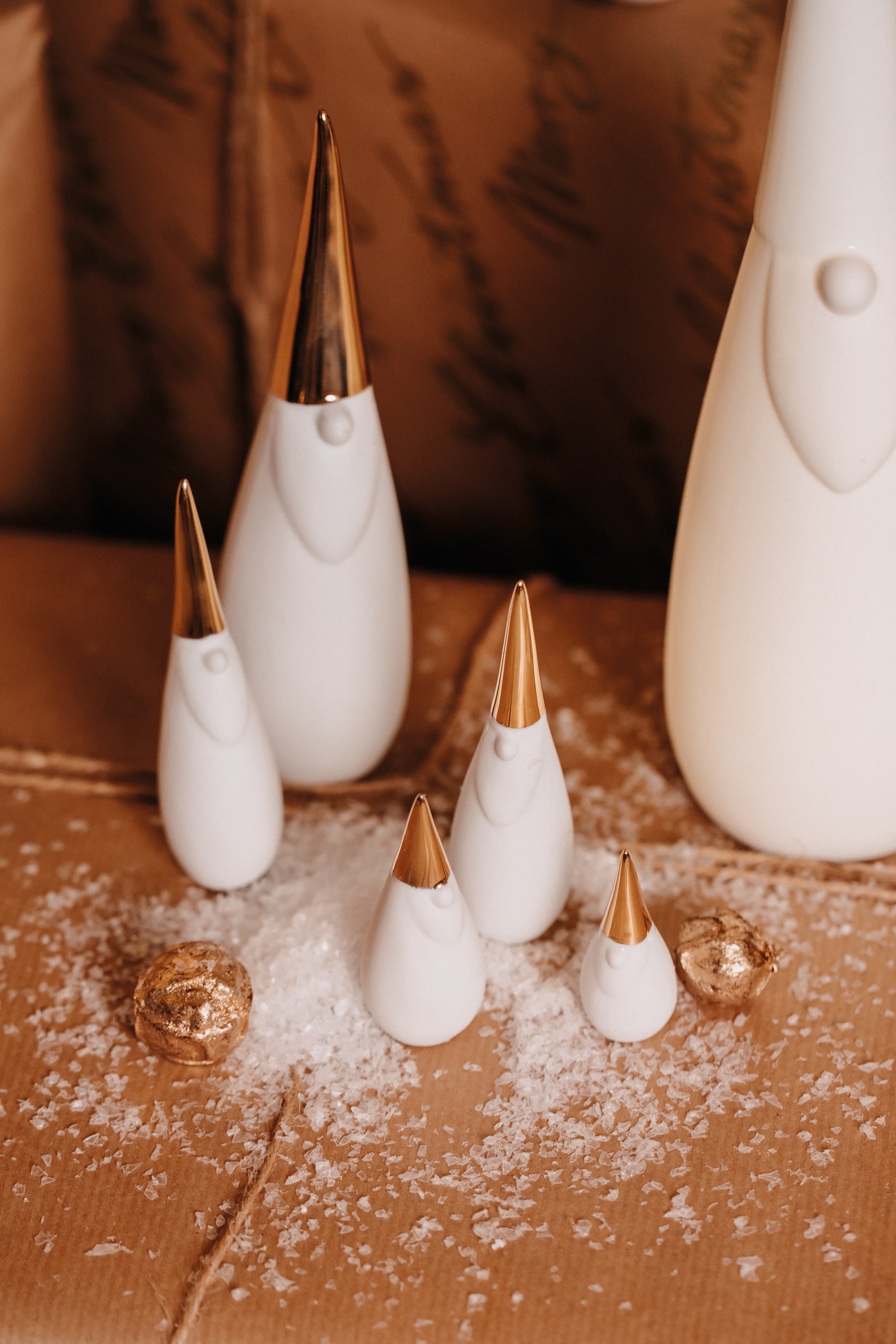 Räder LIVING Porzellangeschichten Figuren Set 3-tlg. Santa 89840