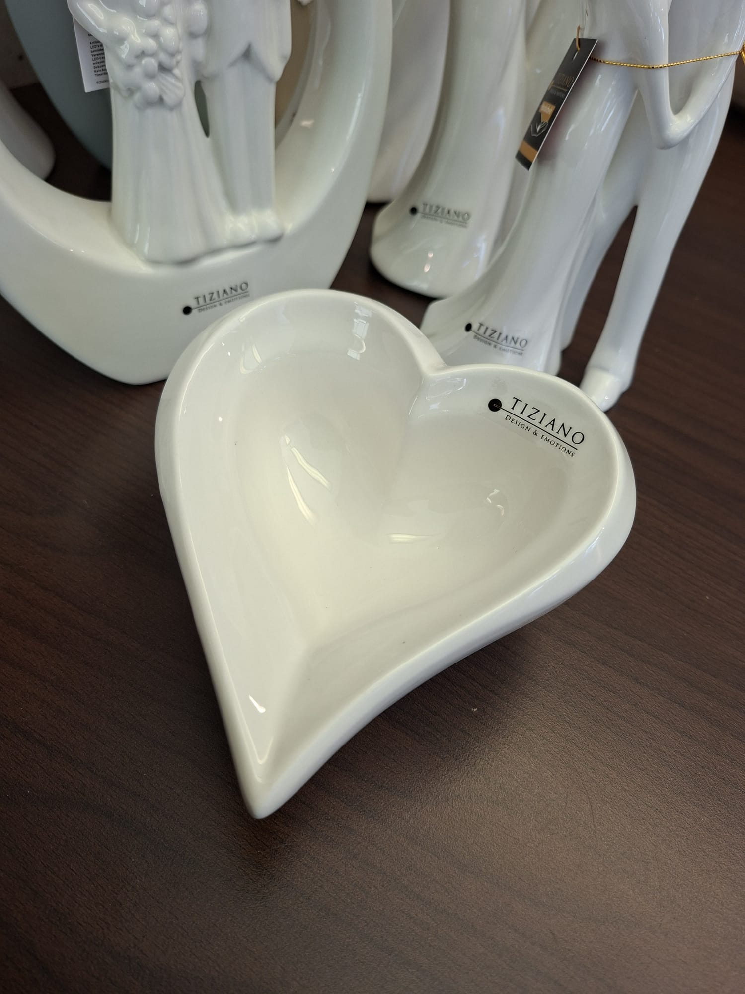 Tiziano Herzschale Cuora tief creme 716321-14