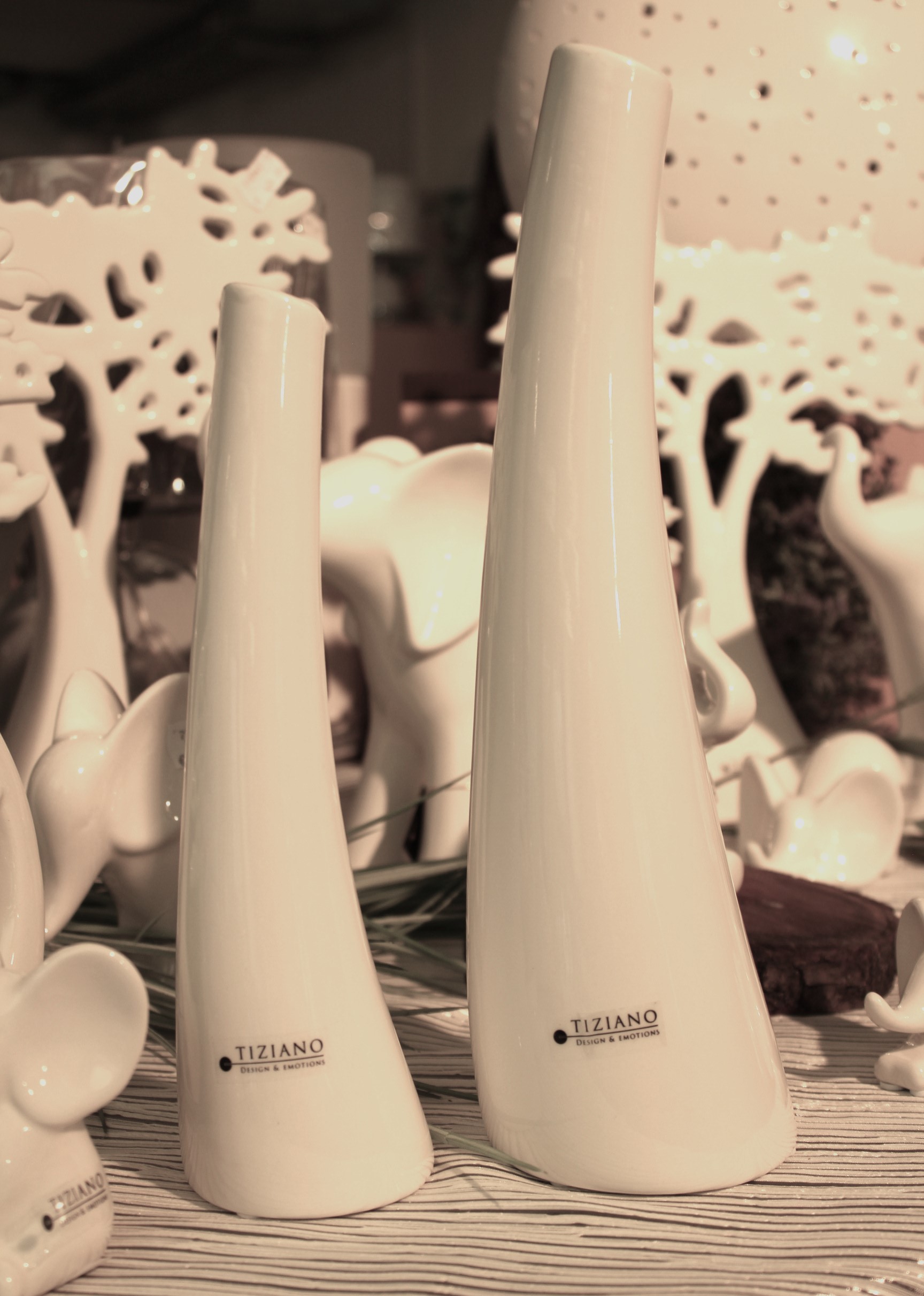 Tiziano Solifleurvase Suri creme
