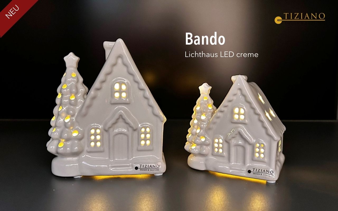 Tiziano Lichthaus Bando LED & Timer creme Tiziano Lichthaus Bando LED & Timer creme