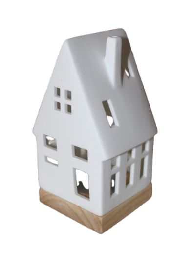 Hellmann Lichthaus Village House mit Schornstein in 2 Größen H4 od. H72