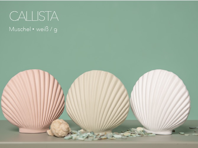 Valentino Dekofigur Muschel Callista 10cm 798273-10