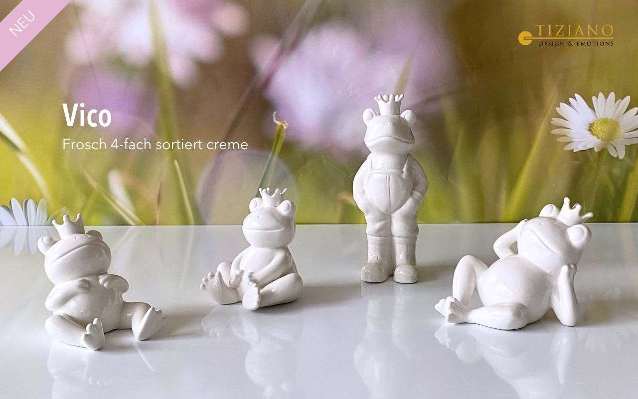 Tiziano Froschkind Vico sitzend / liegend