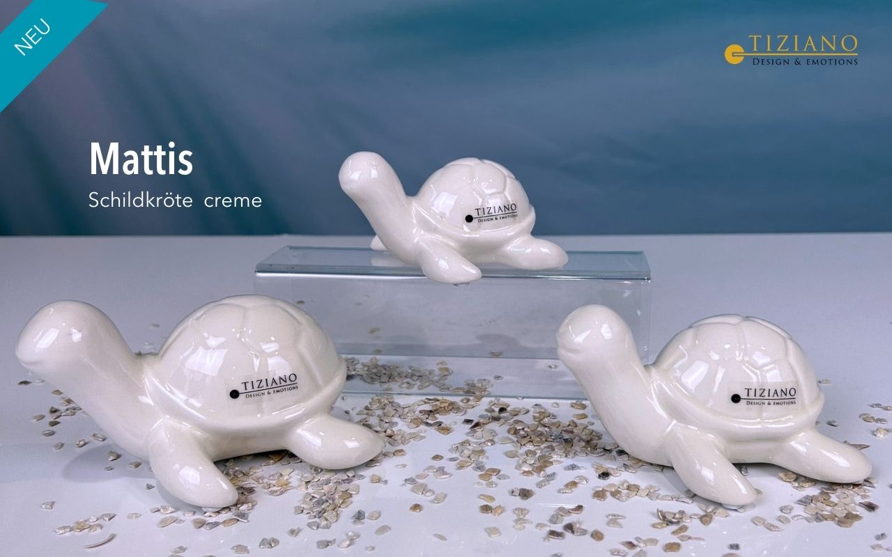 Tiziano Schildkröte Mattis creme