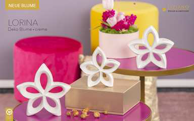 Tiziano Deko Blume Lorina creme 738622-15