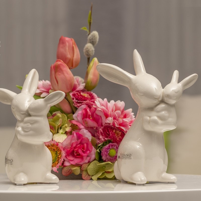 O160_2 Tiziano Hase Fabrio mit Kind creme 712551-11
