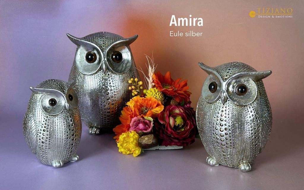 Tiziano Eule Amira silber