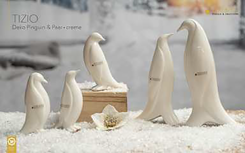 Tiziano Pinguinpaar Tizio 21/25cm creme 717820-21/25 Tiziano Pinguinpaar Tizio 21/25cm creme 717820-21/25