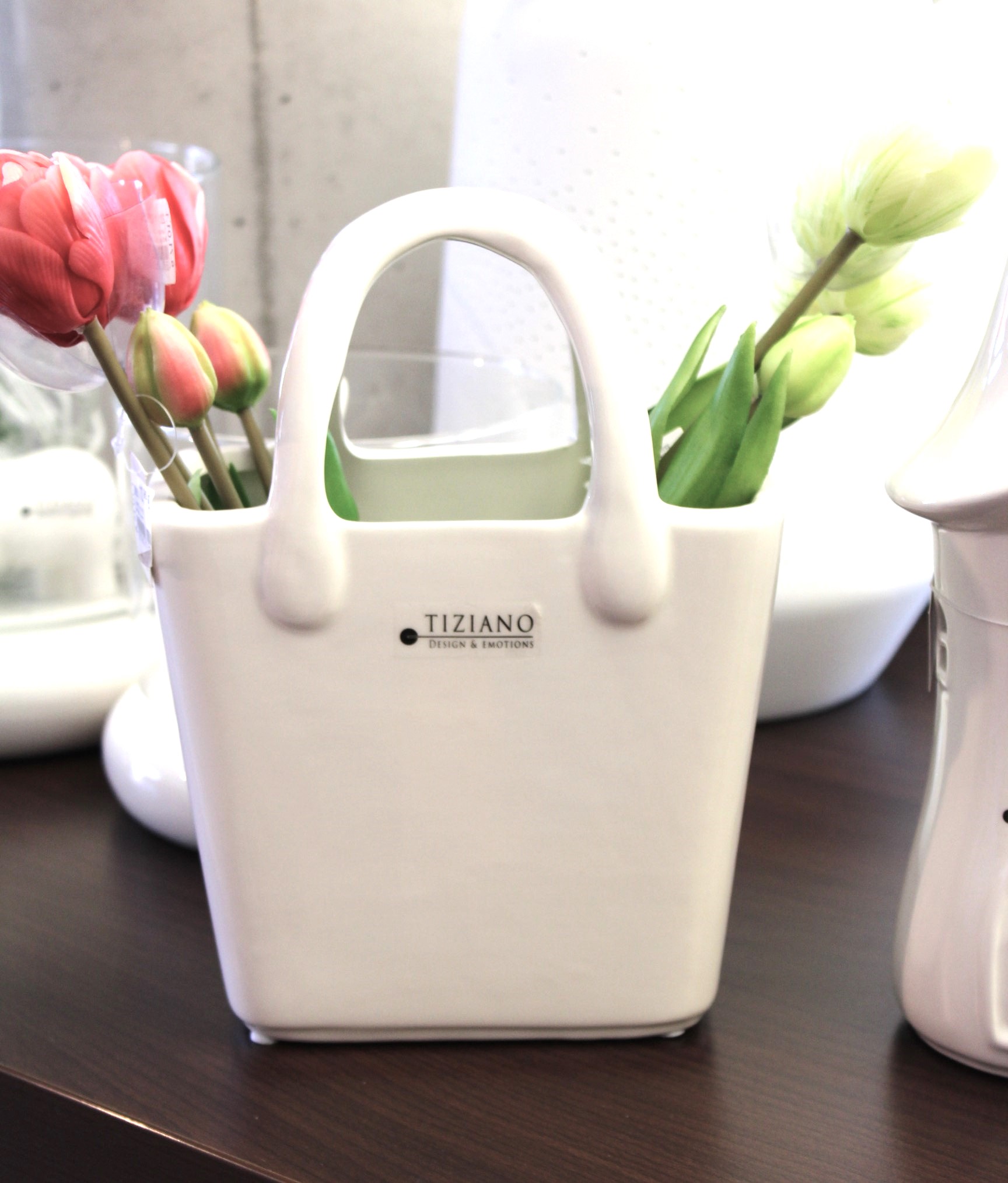 Tiziano Tasche Cesta creme