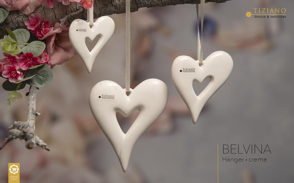 Tiziano Hänger Belvina offen creme