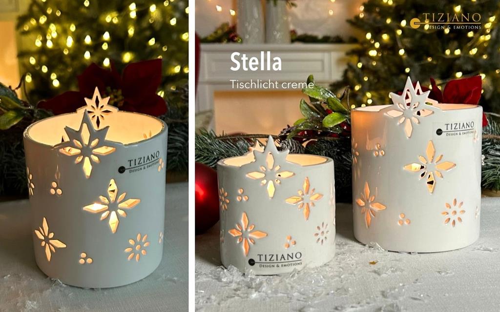 Tiziano Tischlicht Stella creme 725782-12