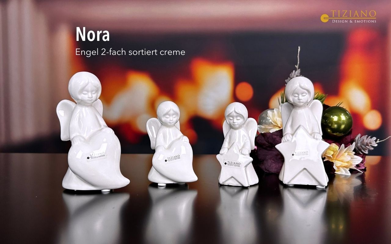 Tiziano Engel Nora Herz / Stern stehend creme