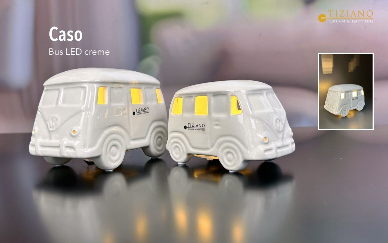Tiziano Deko Bus Caso LED & Timer creme